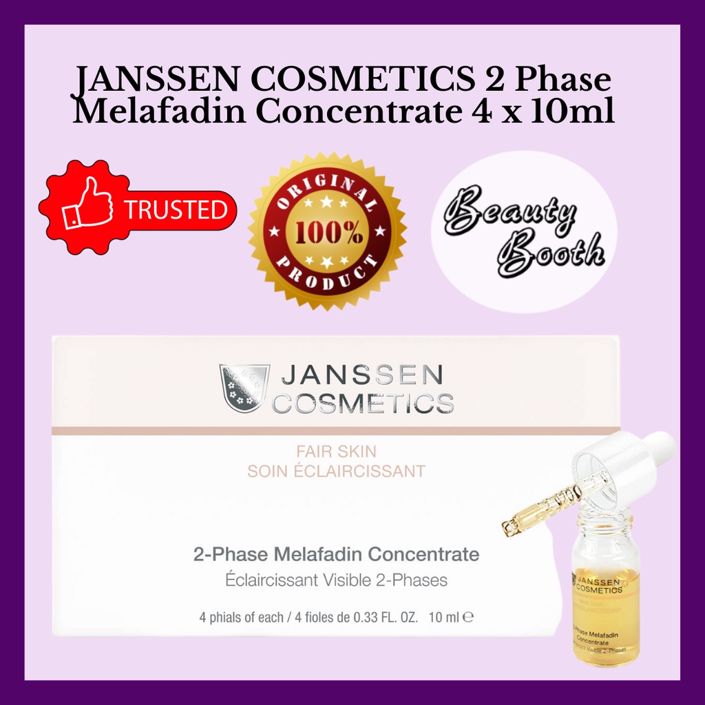 JANSSEN COSMETICS 2 Phase Melafadin Concentrate 4 x 10ml Janssen 2phase Melafadin Flek Membandel