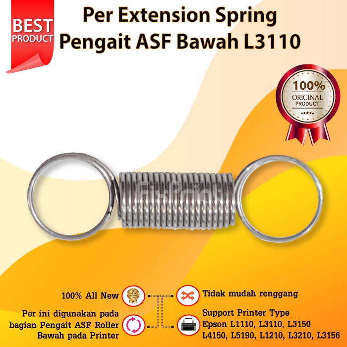 Per Extension Spring Pengait ASF Roller Bawah Printer Epson L3110 L1110