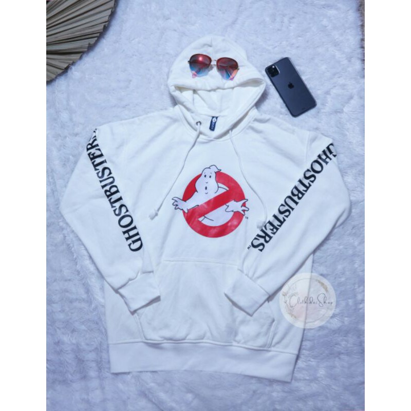 HOODIE H*M DIVIDED GHOST