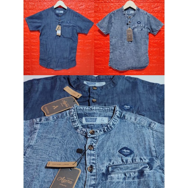 KURTA COUPLE ANAK&AYAH DENIM AGERA