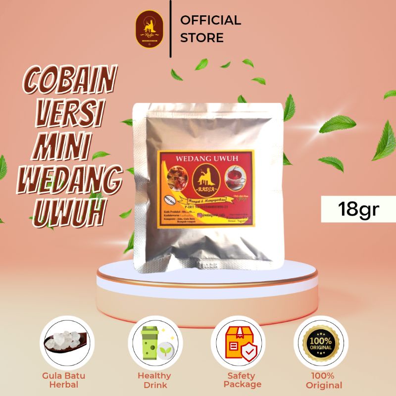 

[PRAKTIS] Wedang Uwuh Komplit Ekstrak Sachet "RADJA" Khas Imogiri - Oleh Oleh Jogja