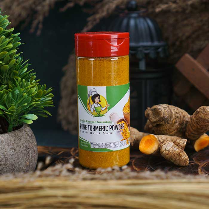 Kunyit Serbuk Bubuk Organik Murni 100% 50Gr - Pure Turmeric Organic Extract Powder