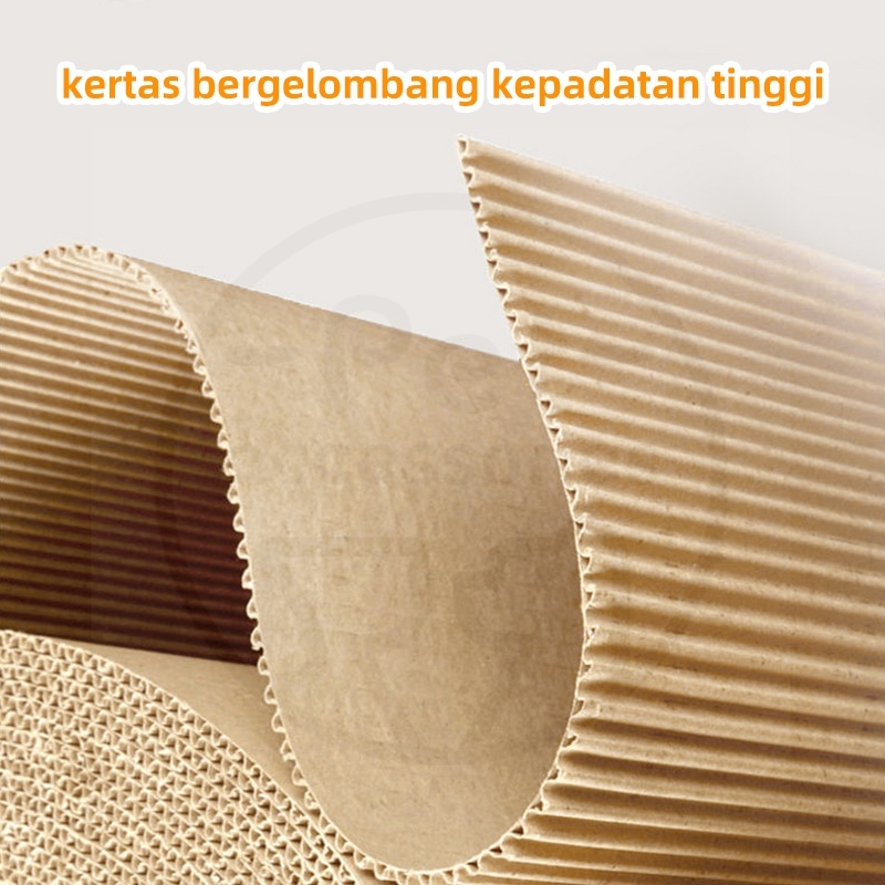 papan garuk kucing mainan untuk kucing berbentuk S tahan lama dan tahan di garuk menyenangkan persediaan hewan peliharaan