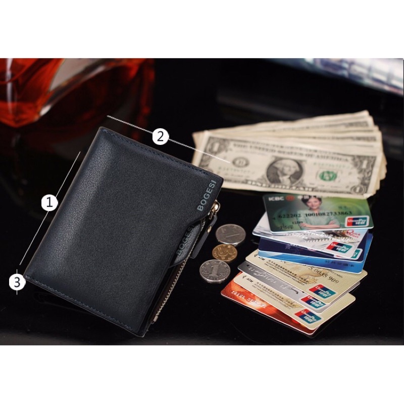 Bogesi Dompet Kulit Pria - BOGESI836 - Black