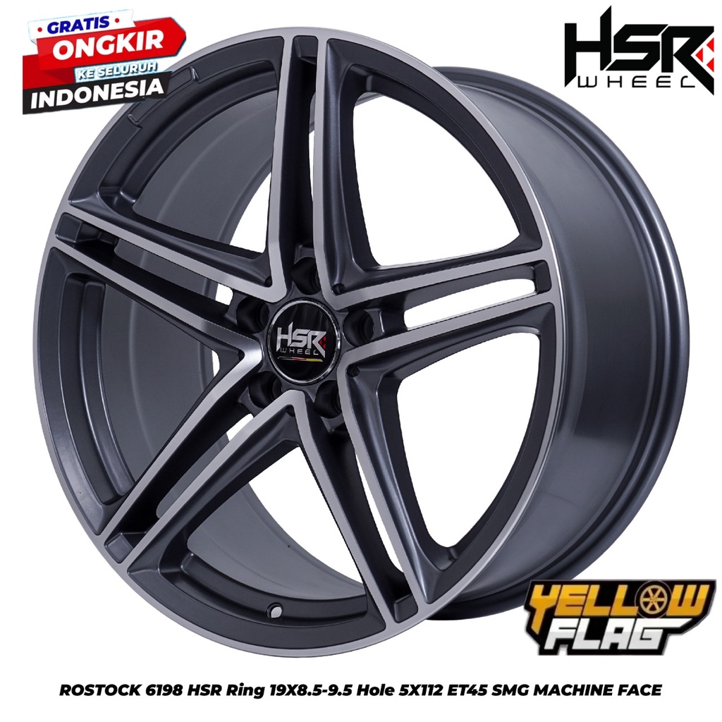 Velg Mobil Audi New HSR ROSTOCK Ring 19 Pcd 5x112