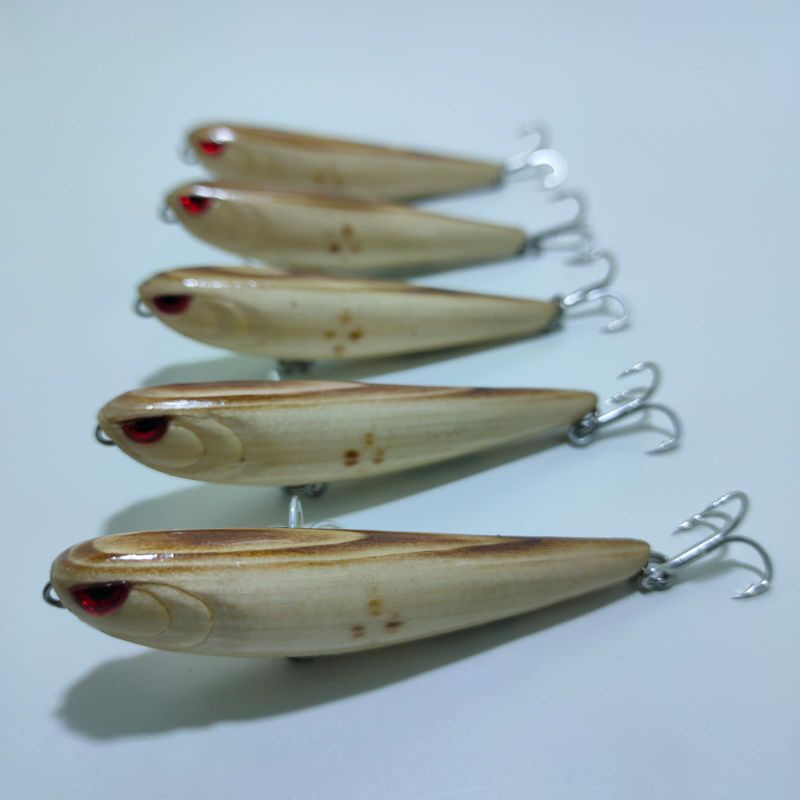lure pencil stick bait WTD handmade umpan ikan hampala