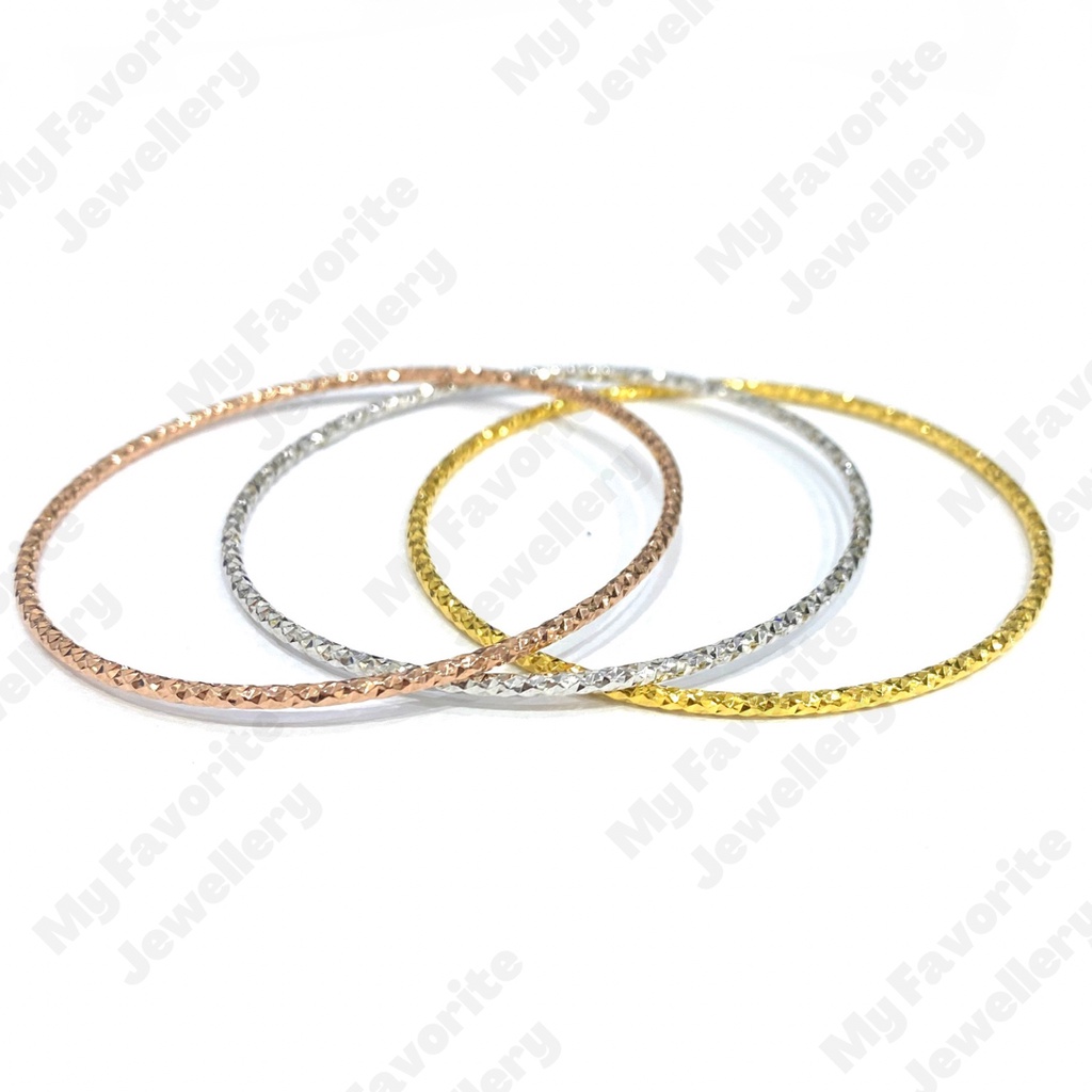 Gelang Bangle 3 Warna Emas Asli Kadar 700