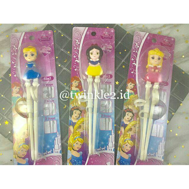 Training Chopstick Mickey Minnie  / Sumpit Anak / Sumpit Frozen Elsa Anna / Sumpit Latih Anak