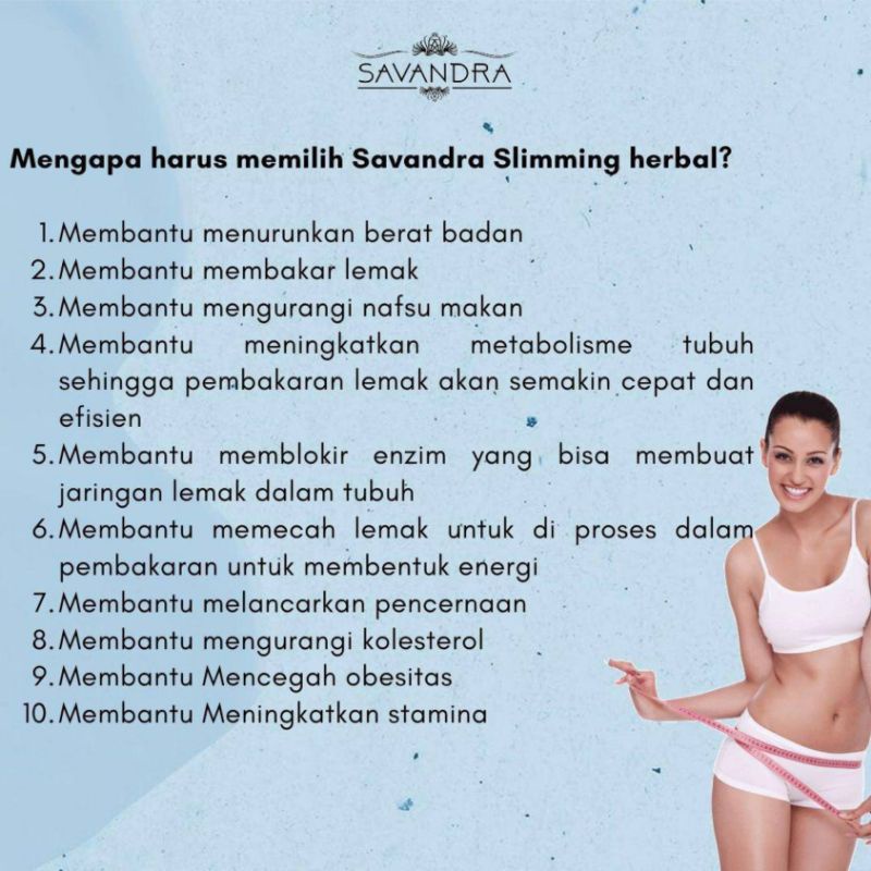 MiXED UP | Savandra Slimming Capsule isi 30 Capsule