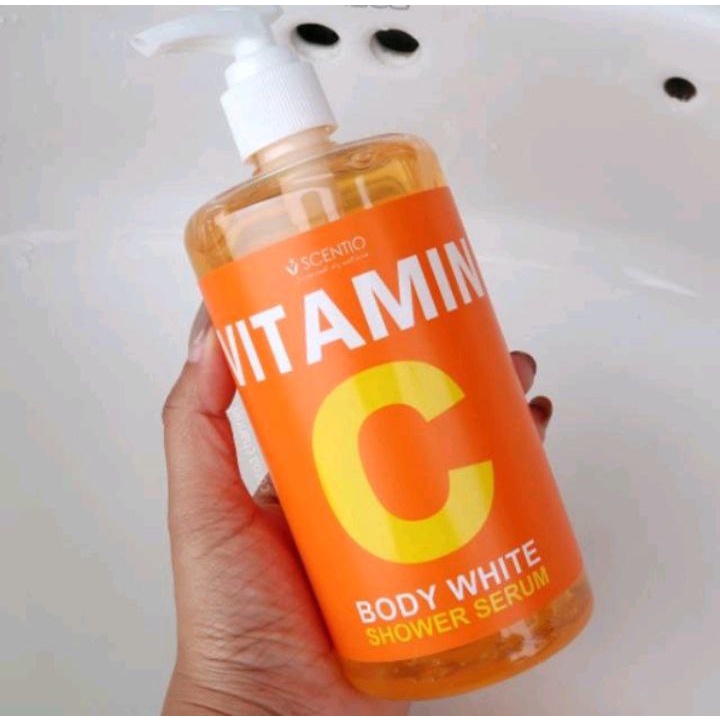 Scentio Vitamin C Body White Shower Serum 100% by Beauty Buffet Thailand