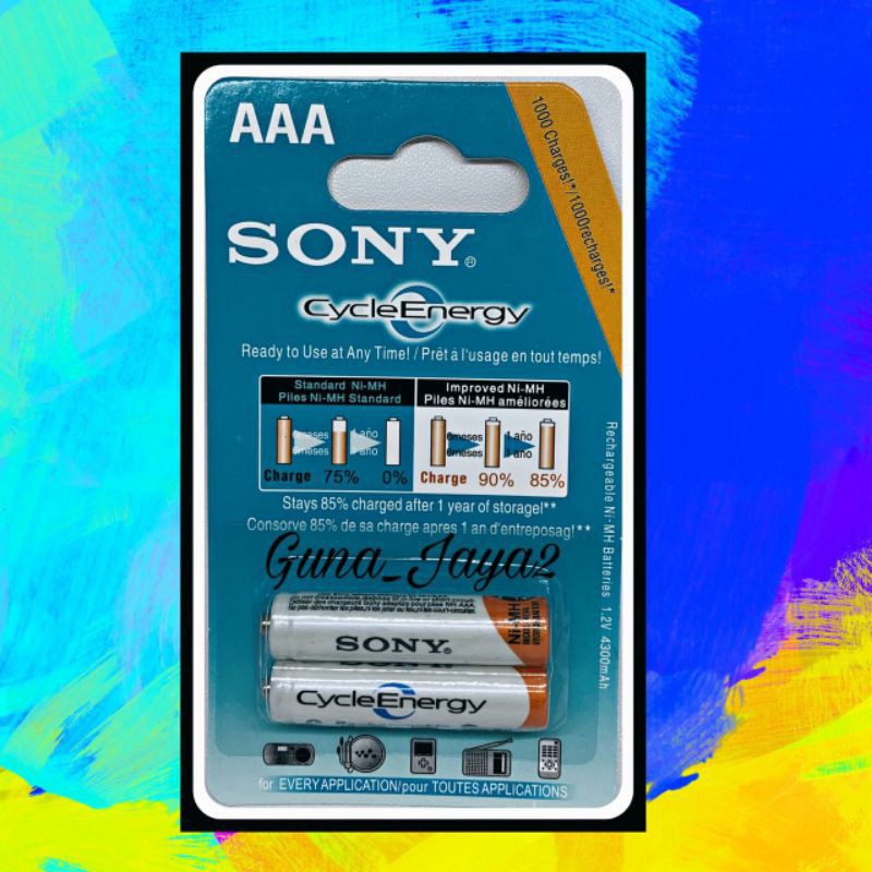 Baterai Cas Sony AAA 4300 Mah Baterai Charger Sony AAA 4300 Mah