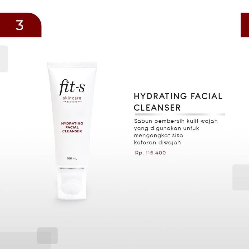 HYDRATING FACIAL CLEANSER Fitskin Fit-s Skincare Fitsskincare by Fitri Salhuteru