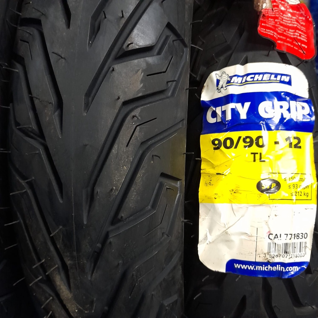 Ban motor Vespa Michelin City Grip 90 90 12 Tubeless