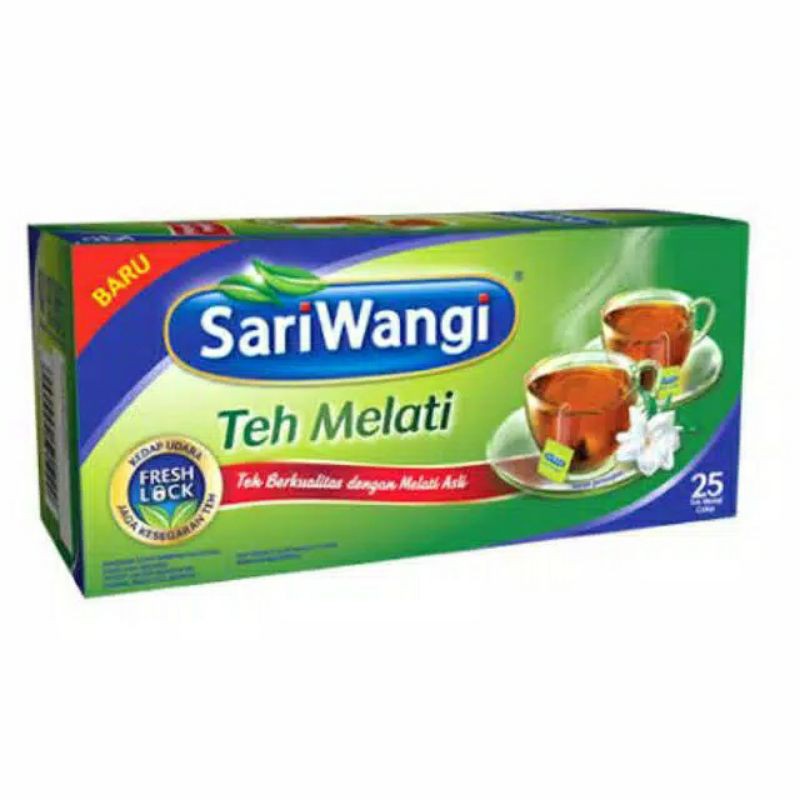 

teh celup sariwangi New Melati 1 box 25pcs