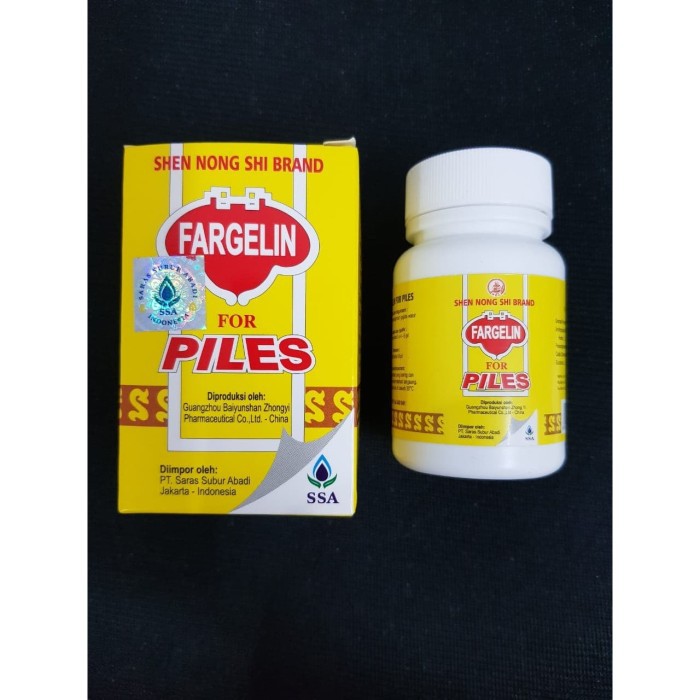 FARGELIN FOR PILES obat wasir - ambeien herbal manjur shen nong shi