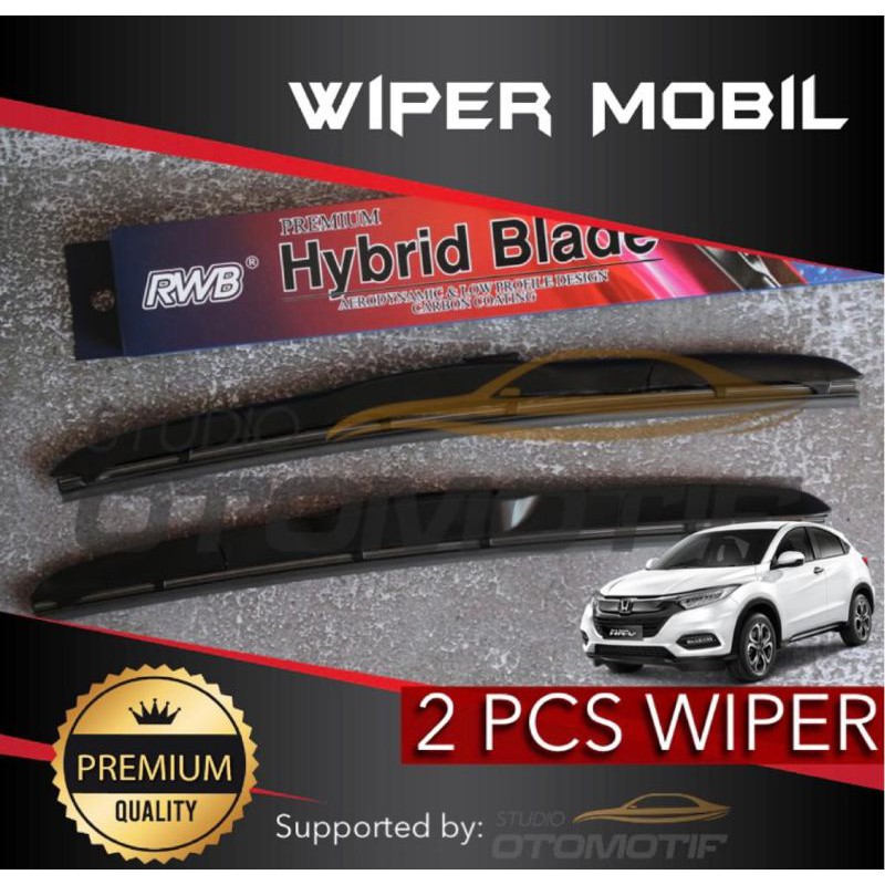 Jual Wiper Honda Hrv Rwb Hybrid Graphite Pcs Shopee Indonesia