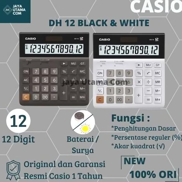

[COD] Kalkulator Casio DH-12 BLACK PROMO Kode 1182