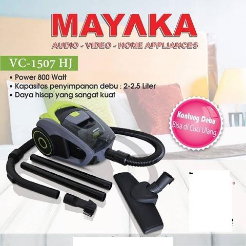 MAYAKA VC1507 HJ Vacum Cleaner/Penghisap Debu HISAPAN KUAT KENCENG