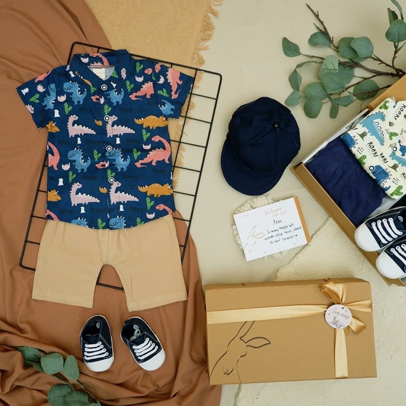 LIO036 Boys Baby Hampers 0-12 months/ Hampers bayi newborn/ Kado bayi/ baby boys gift set-3