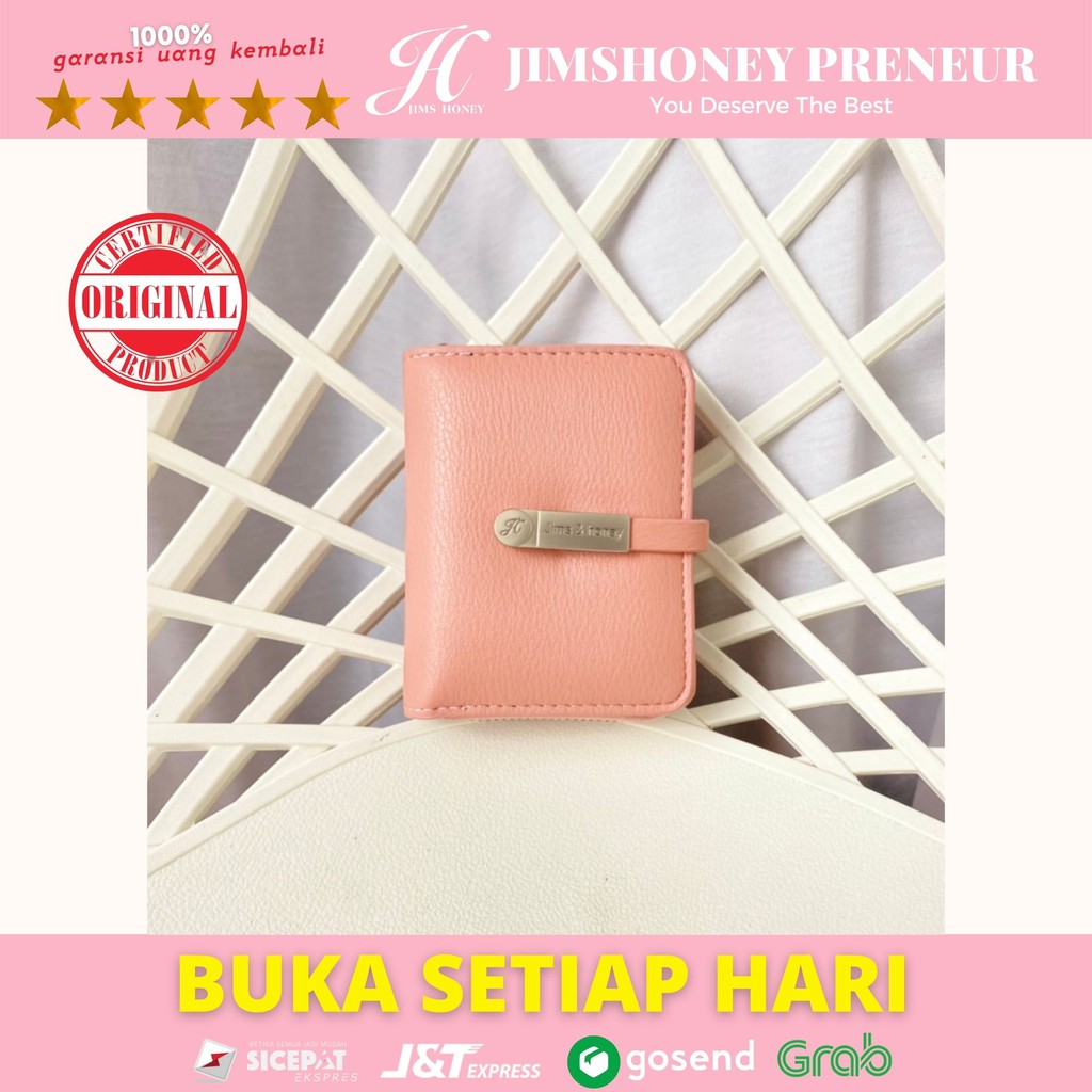 Jimshoney Clowy Plus - Dompet Lipat Terbaik Original Fashion Import Trendy