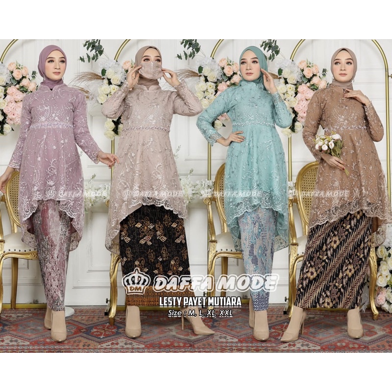 Jual KEBAYA LESTY MUTIARA//KEBAYA PESTA//KEBAYA MUTIARA//KEBAYA