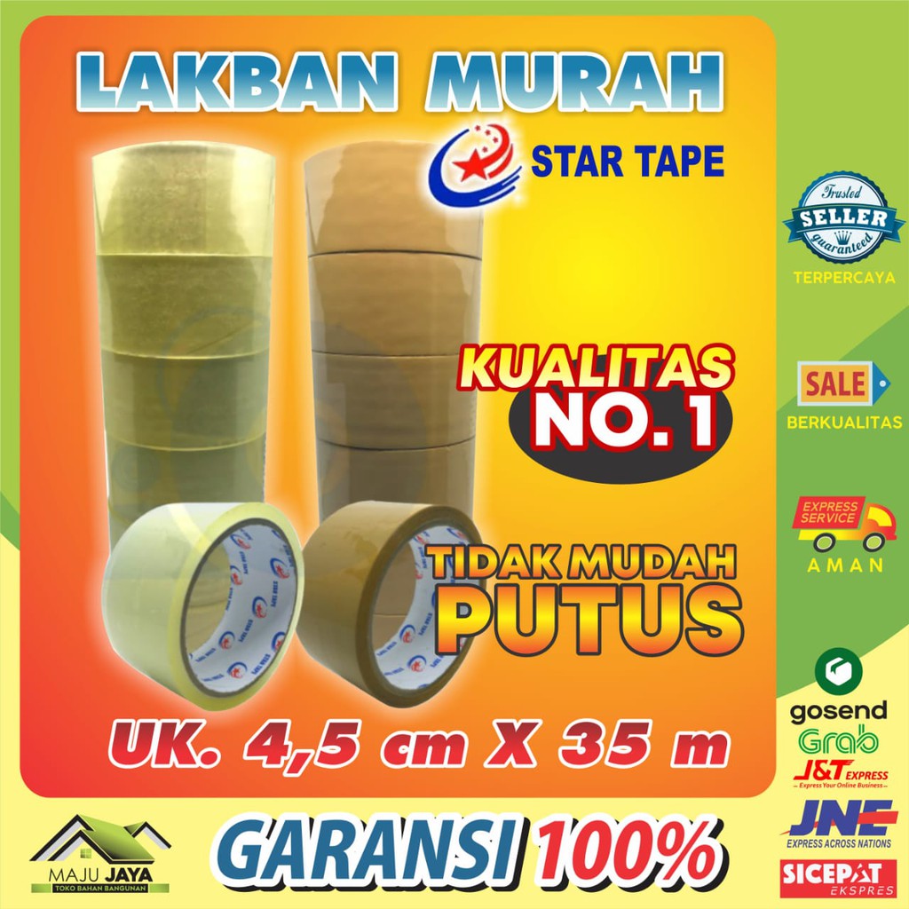 

Lakban Solasi isolasi solatip Bening I NOKKI 2 in