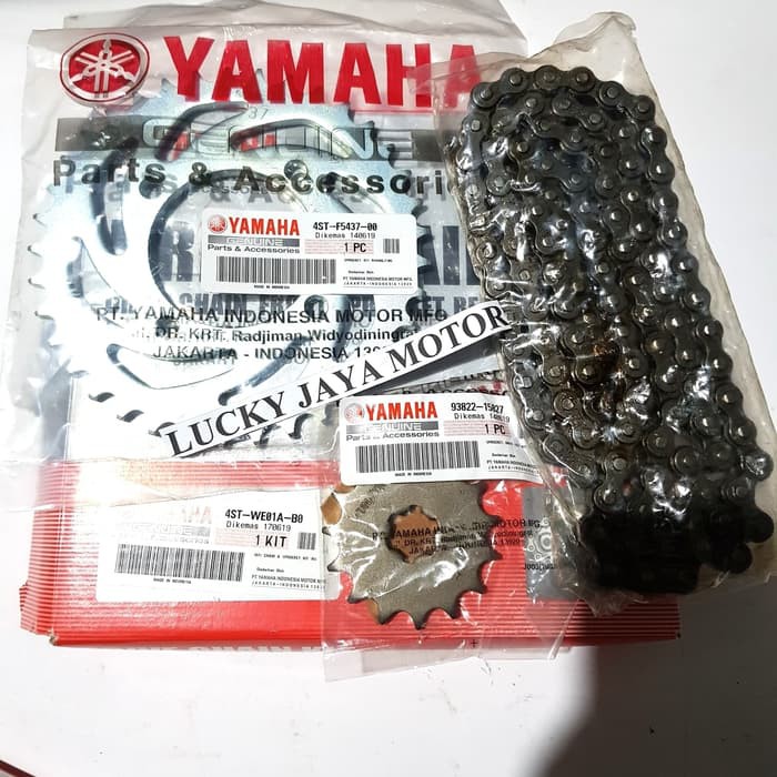 Gearset girset chainkit gear gir set rantai paket rx king rx k rxking ORIGINAL-3