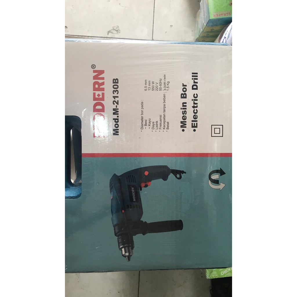 BOR LISTRIK MODERN 13MM M2130 BOX