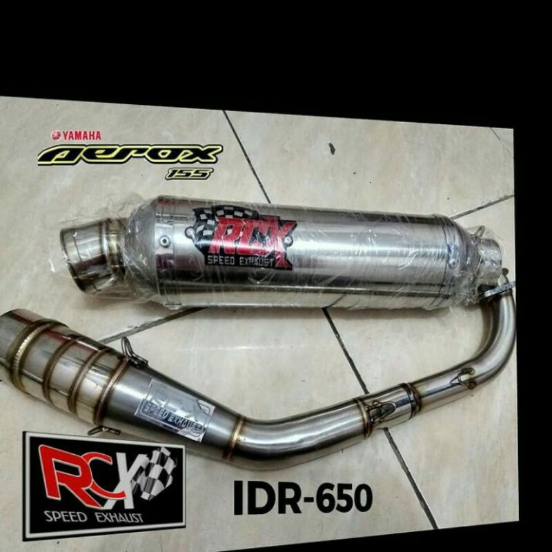kenalpot rcx speed aerox