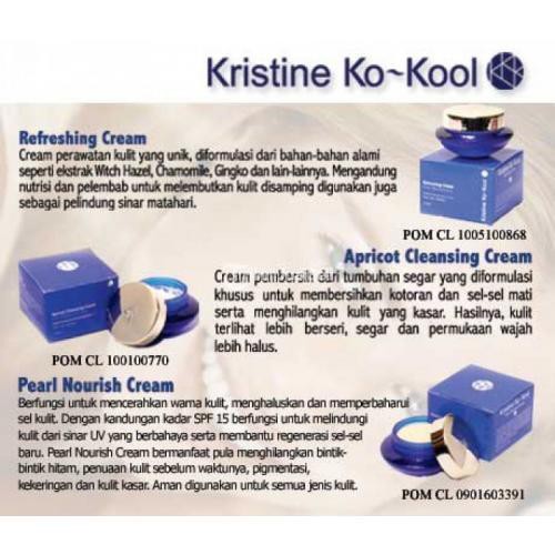 Beli 3 Hemat Kristine Ko-Kool Refreshing Cream 20g Mengandung Nutrisi Pelembab &amp; Melebutkan Kulit