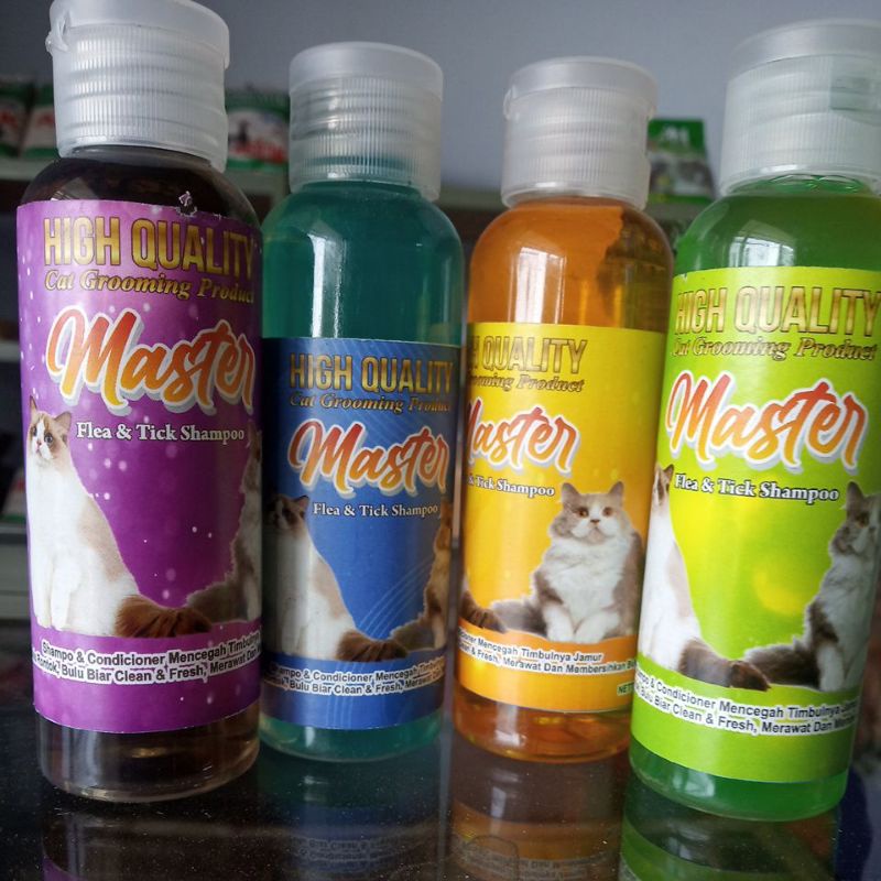 Master sampo kucing berfungsi untuk mencegah timbulnya jamur anti bulu rontok merawat serta membersi