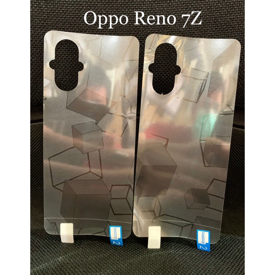 GARSKIN OPPO RENO 8Z 7 5G RENO7 7Z 5G / RENO6 4G / RENO 6 5G BACK SKIN GLITTER CUBE 3D