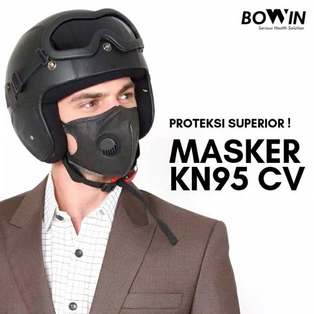 Masker BOWIN KN95CV Masker motor masker kesehatan anti polusi masker half face