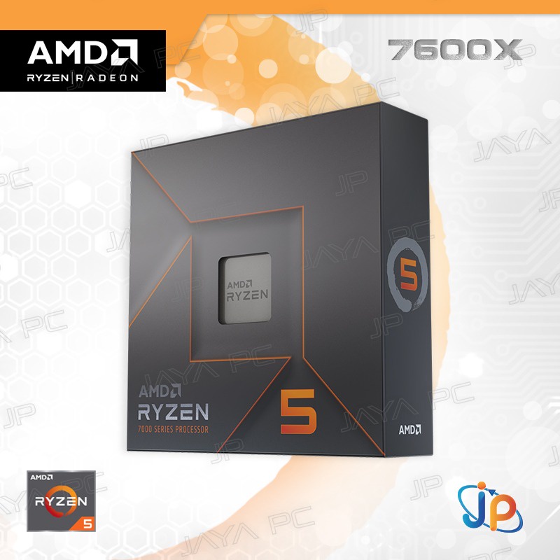 Processor AMD Ryzen 5 7600X 4.7 - 5.3 GHz Socket AM5