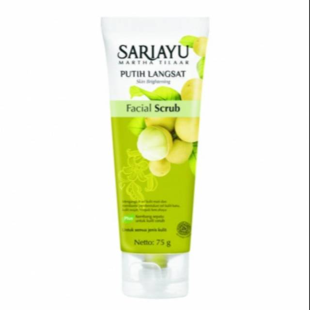 Sariayu Putih Langsat Facial Scrub 75gr