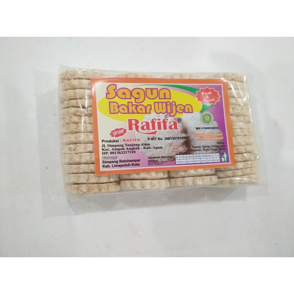 

Sagon Sagun Bakar RAFIFA 250 gram - Asli Padang