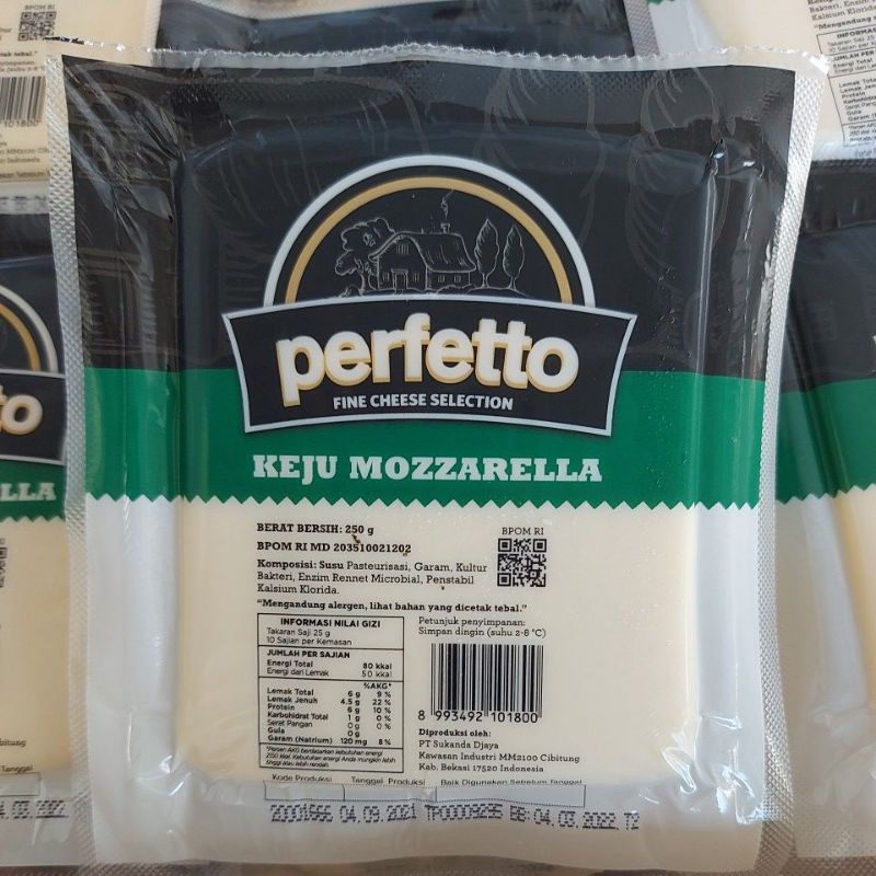 Perfetto Keju Mozzarella 250gr