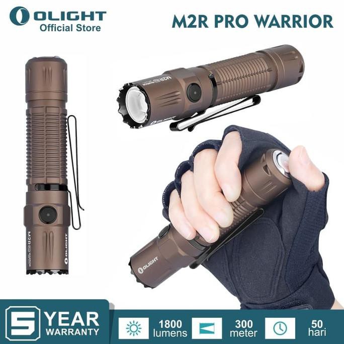 OLIGHT M2R Pro Warrior Desert Tan Senter LED Limited Edition