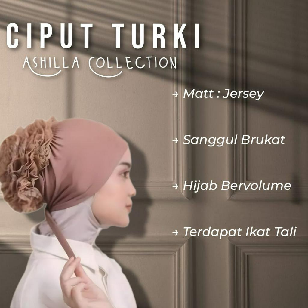 Ciput Dalaman Jilbab Konde Turki / Inner Pengantin