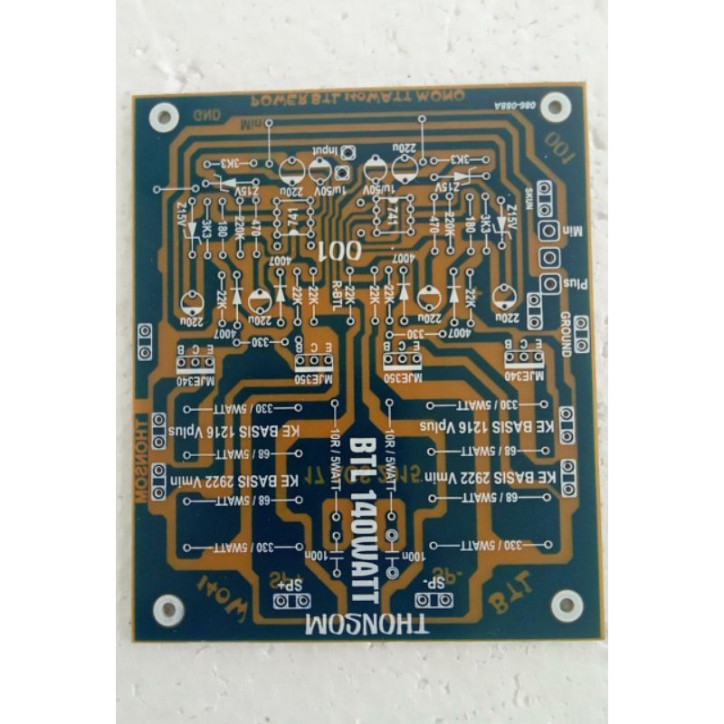Pcb driver BTL 140W thonsom tipe 001