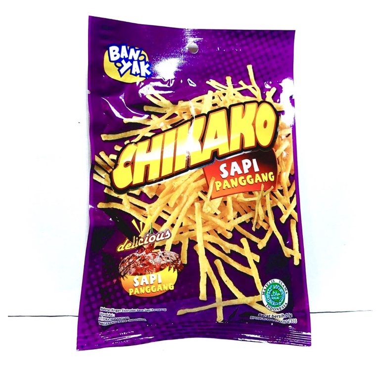 Chikako Snack Rasa Sapi Panggang ( 10 pcs x @ 20g )