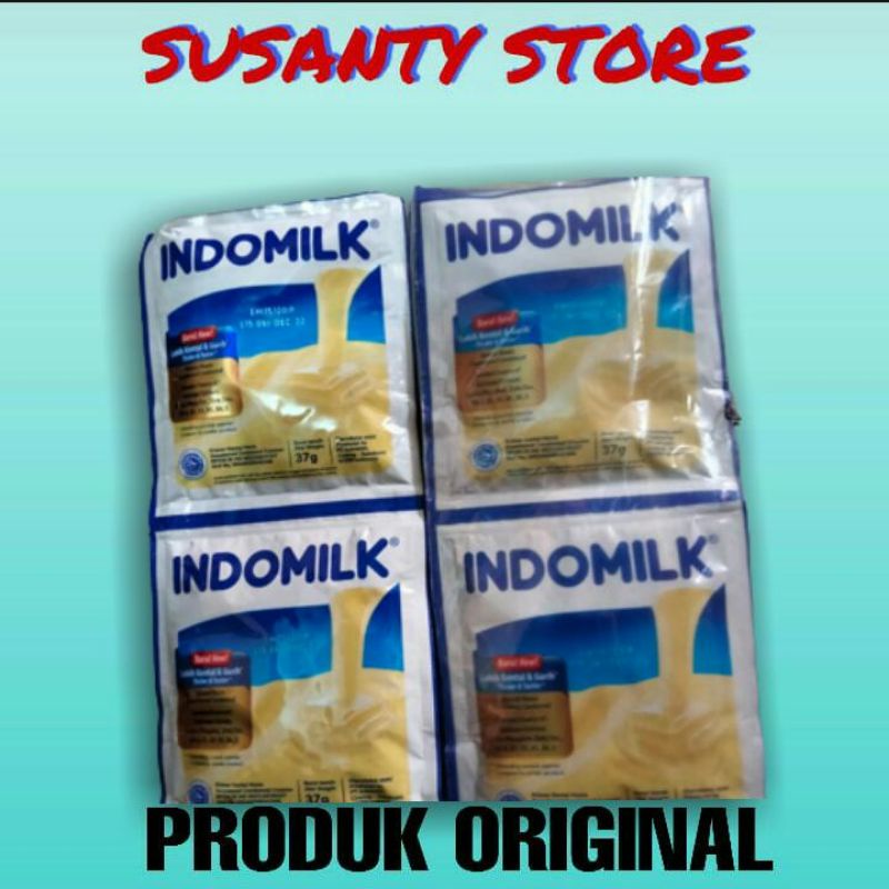 

INDOMILK SUSU KENTAL MANIS RASA VANILA (37GR×6).