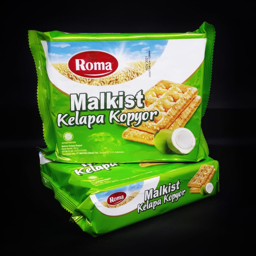 

roma malkist kelapa kopyor 252gr