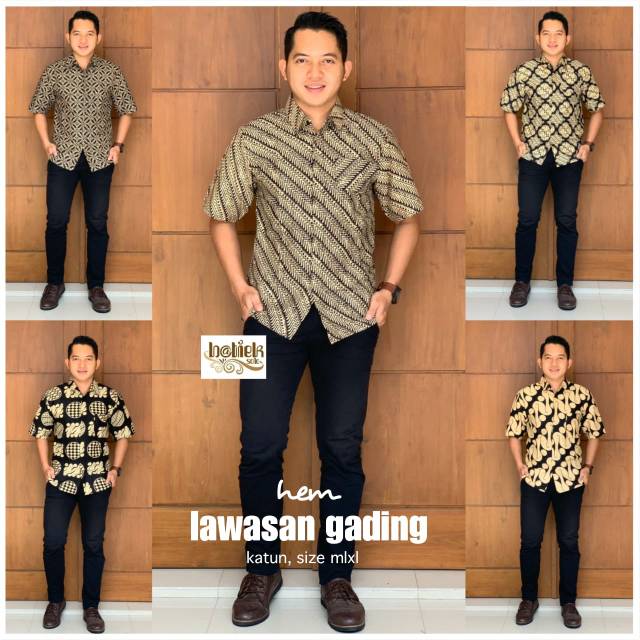 Lawasan Gading Hem Pendek