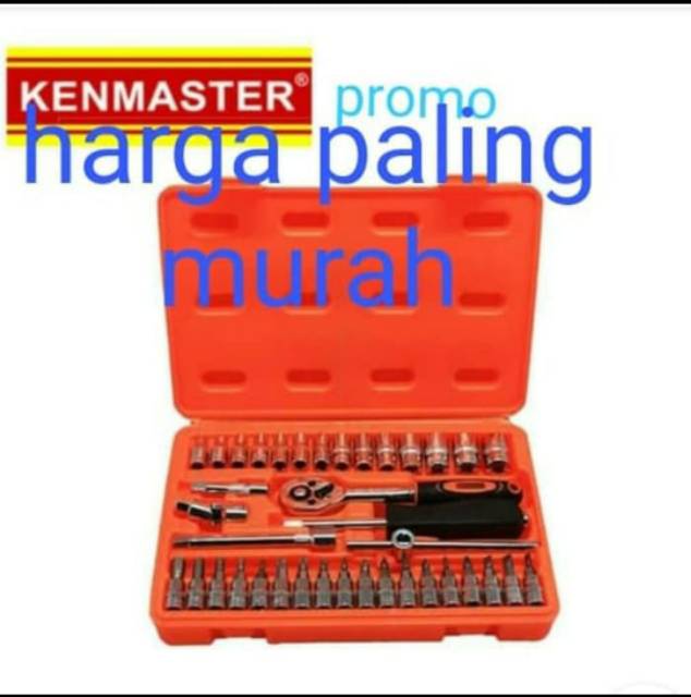 Kenmaster  , 38 PCS , Kunci Sok Set , Premium professional socket wrench