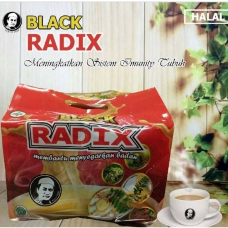 

Black Radix (isi 20 sachet kopi)
