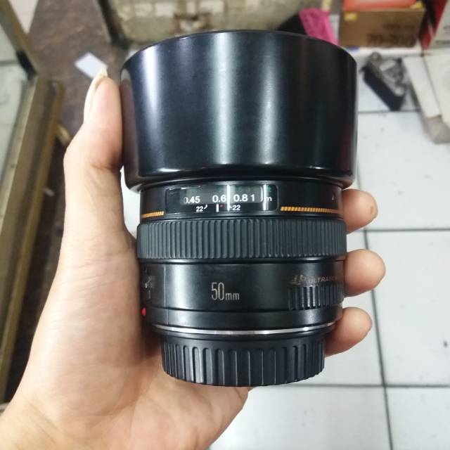 Lensa canon 50mm f1.4