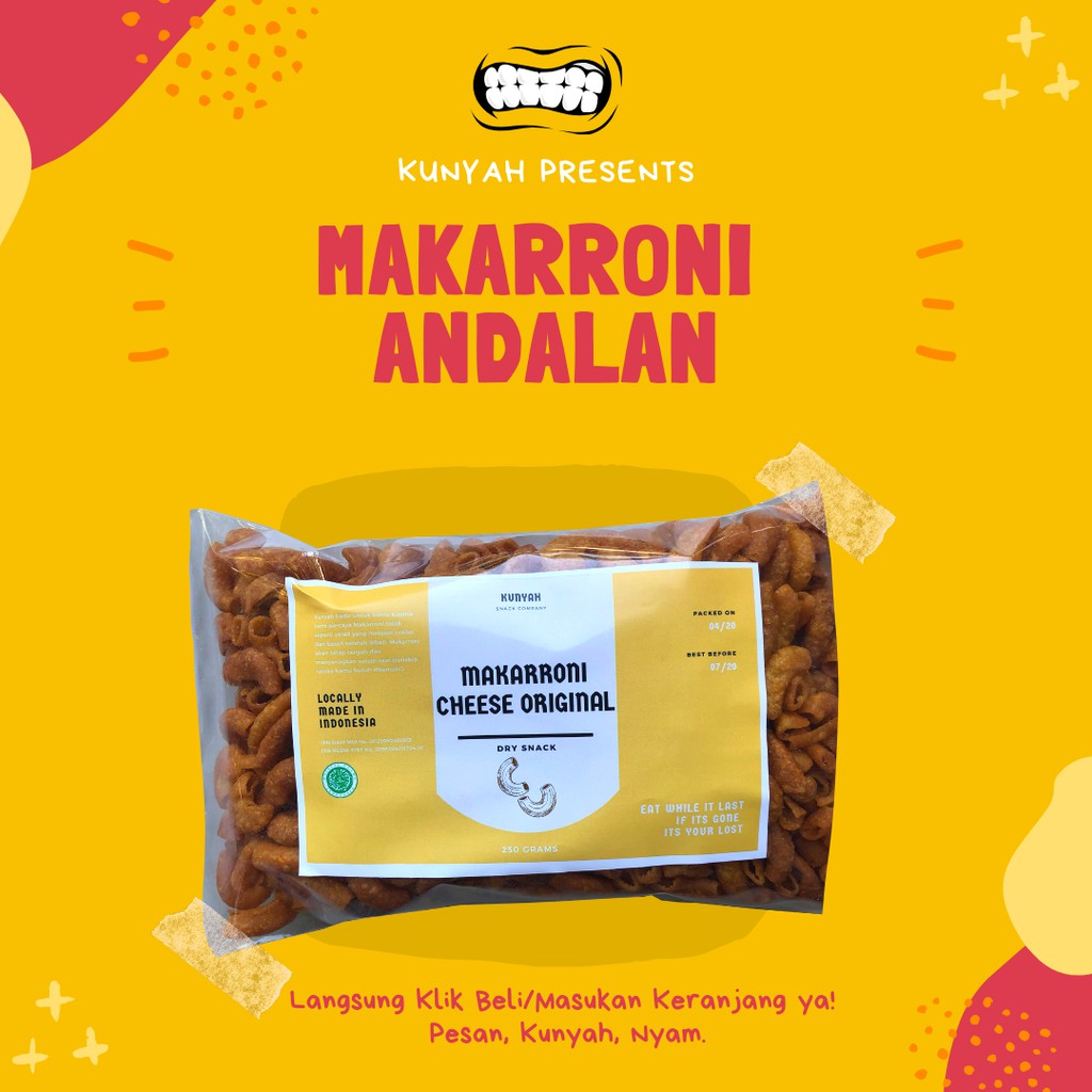 

MAKARONNI KUNYAH CHEESE ORIGINAL