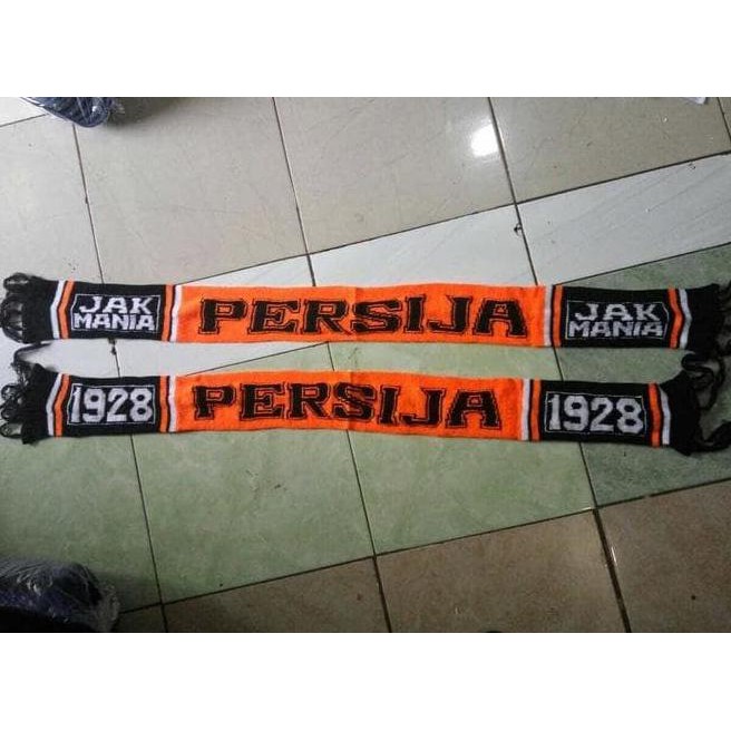 LCF6 SYAL SCRAF RAJUT PERSIJA 1928 JAKMANIA JAKARTA GRADE ORI JERSEY FUTSAL AGYN