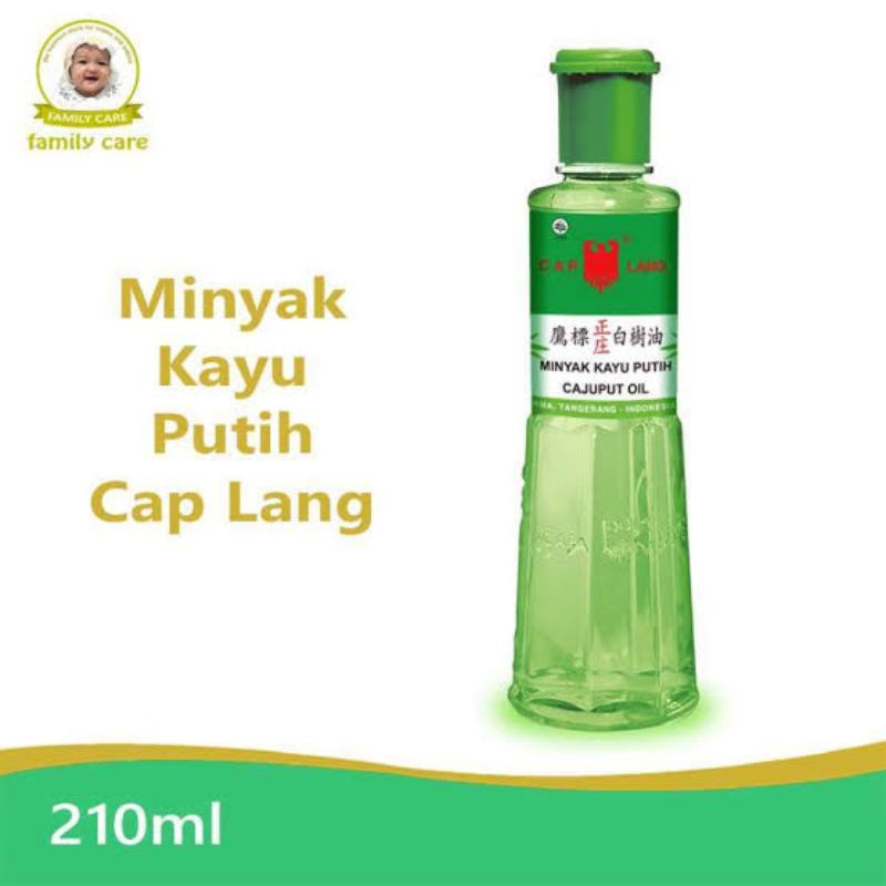 minyak kayu putih cap lang 210ml